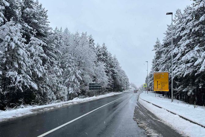 Sneg u Zlatiborskom okrugu Zlatibor