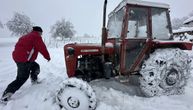 Na ovom mestu možete biti zavejani za nekoliko minuta: Sneg presekao put između Ivanjice i Novog Pazara