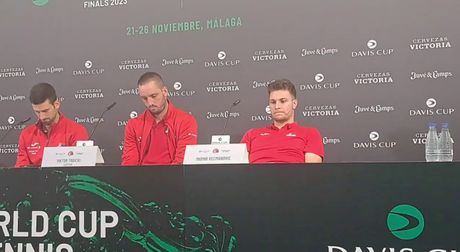 Novak Đoković, Viktor Troicki, Miomir Kecmanović