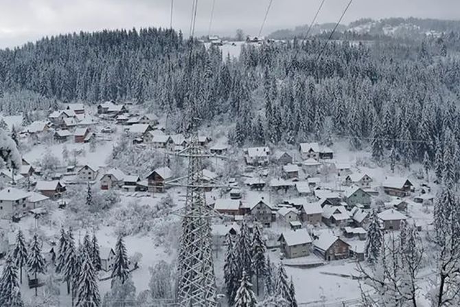 Nova Varoš, vanredno stanje, smetovi, mećava, nevreme sneg