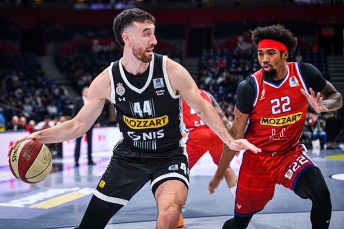 KK Partizan - KK Borac, Kaminski i Frenklin KK Partizan - KK Borac, Kaminski i Frenklin