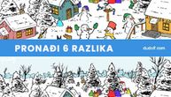 Najbrži će za 16 sekundi uspeti da uoče 6 razlika na ovoj snežnoj ilustraciji