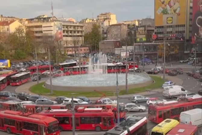 beograd, slavija, gužva