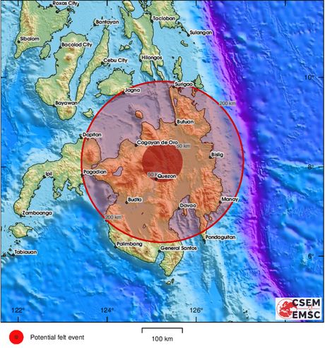 Filipini, zemljotres