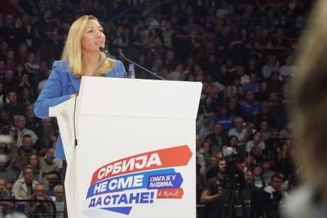 Aleksandar Vučić SNS predizborni skup Štark arena