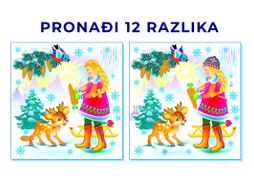 Optička iluzija skrivalica test razlike