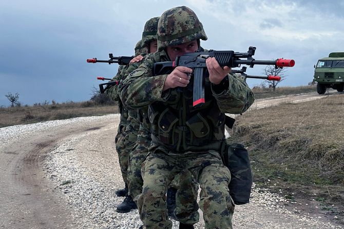 Vojska obuka Bujanovac pripreme za učešće u mirovnoj operaciji Ujedinjenih nacija UN u Libanu