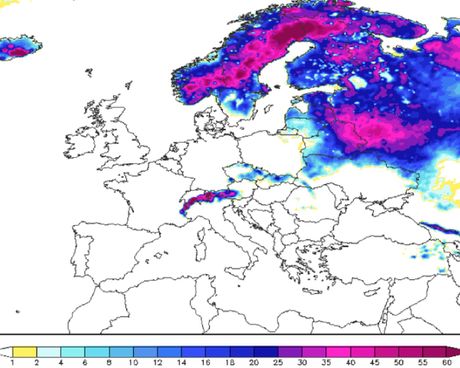 Očekuje Se I Do 30 Cm Snega, Ovaj Deo Evrope Narednih Dana Biće Na ...