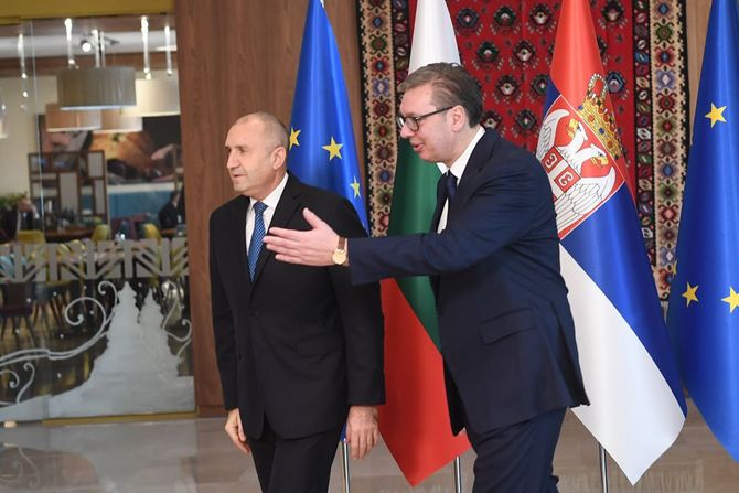 Aleksandar Vučić i  Rumen Radev