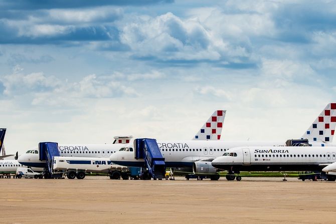 Hrvatska Zagreb avion aerodrom