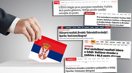 Srbija izbori 2023.Hrvatski mediji