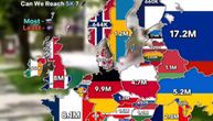 Neverovatna mapa Evrope: Koliko ima gej populacije u Srbiji, koliko u Hrvatskoj, a koliko u BiH?
