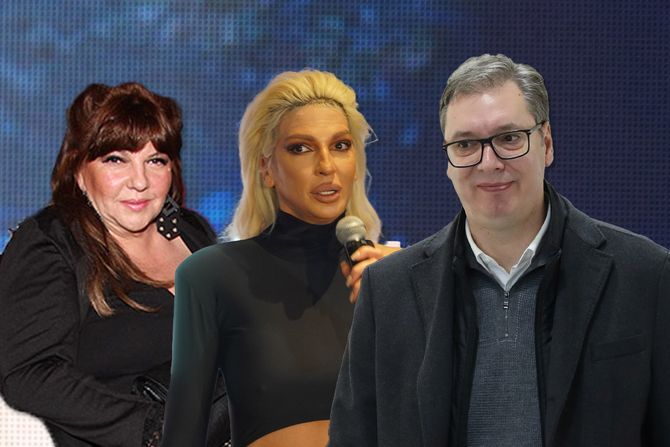 Jelena Karleusa, Divna Karleuša, Aleksandar Vučić