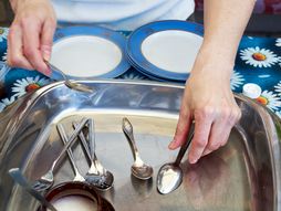 escajg, čišćenje escajga, pribor za jelo