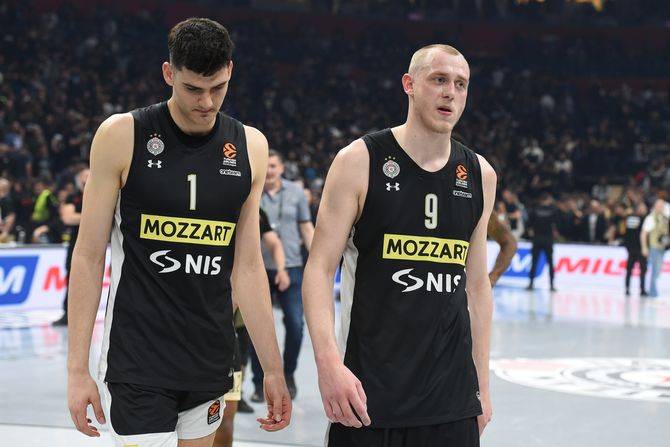 Tristan Vukčević i Alen Smailagić, KK Partizan Tristan Vukčević i Alen Smailagić, KK Partizan
