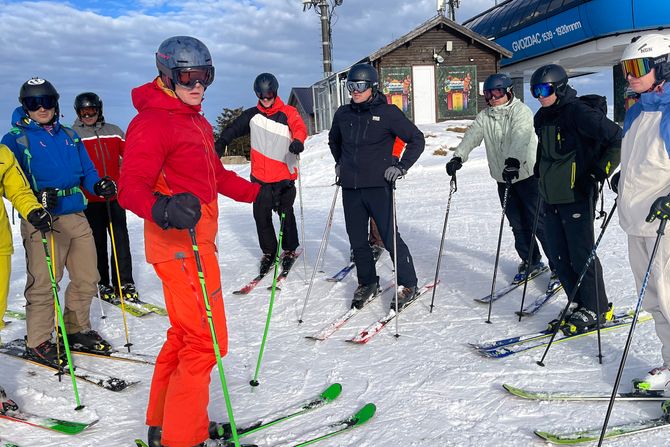 Vojska Srbije kurs za instruktora skijanja, skijanje