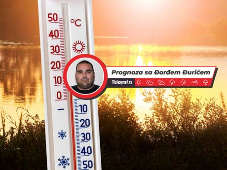 Vremenska prognoza sa Đorđem Đurićem termometar