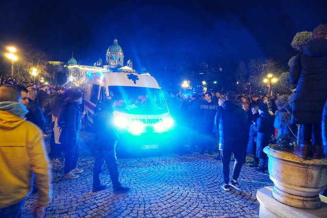 Protest Srbija protiv nasilja SPN Skupština neredi Protest Srbija protiv nasilja SPN Skupština neredi