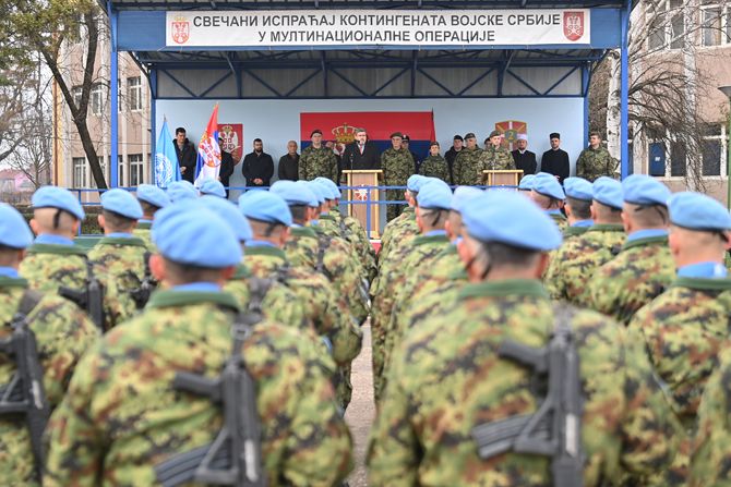 Ispraćaj kontingenta Vojska Srbije, Liban, mirovna misija