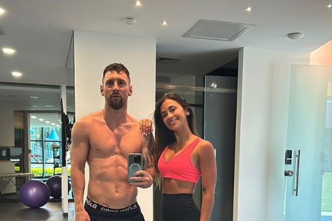 Lionel Mesi, Antonela Rokuco Lionel Mesi, Antonela Rokuco