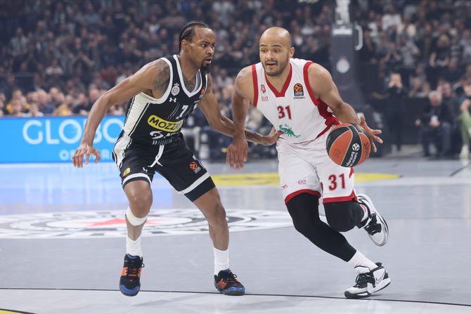 Ševon Šilds i Kevin Panter, KK Olimpija Milano - KK Partizan