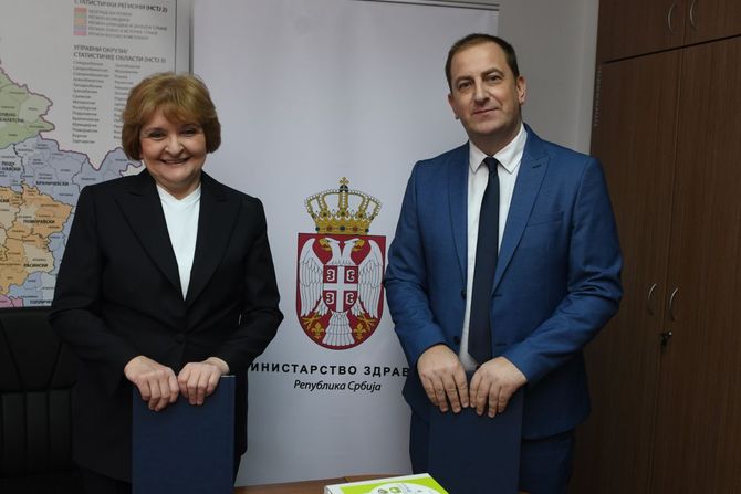 Branimir Spasić, OTP banka, i Danica Grujičić, ministarka zdravlja Branimir Spasić, OTP banka, i Danica Grujičić, ministarka zdravlja