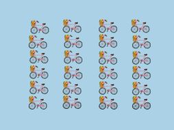 optička iluzija bicikl