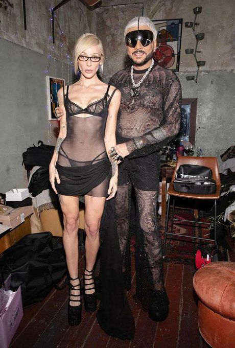 Philipp Kirkorov, Nastya Ivleeva, žurka Rusija, gola žurka Philipp Kirkorov, Nastya Ivleeva, žurka Rusija, gola žurka