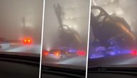 Brod izronio iz magle i šokirao vozače: Da nema snimka ne biste poverovali, čudesno