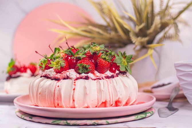 pavlova torta, torta, poslastica