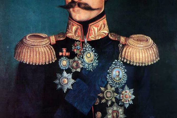 Aleksandar Karađorđević, Stare arhaične slike proslave nove godine, u Srbiji, Beogradu