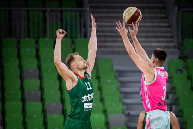 Jaka Blažič i Stefan Milejnović, Cedevita Olimpija - KK Mega