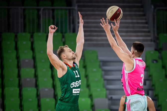 Jaka Blažič i Stefan Milejnović, Cedevita Olimpija - KK Mega Jaka Blažič i Stefan Milejnović, Cedevita Olimpija - KK Mega