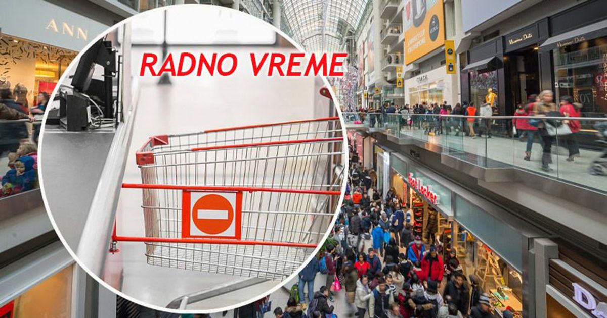 Detaljno radno vreme prodavnica i pijaca za dane praznika Sutra bi