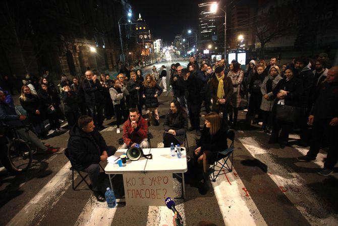 Studenti protest blokada