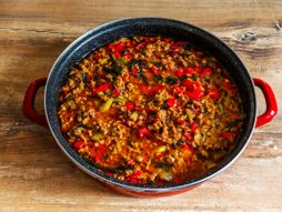 Mleveno meso i povrće