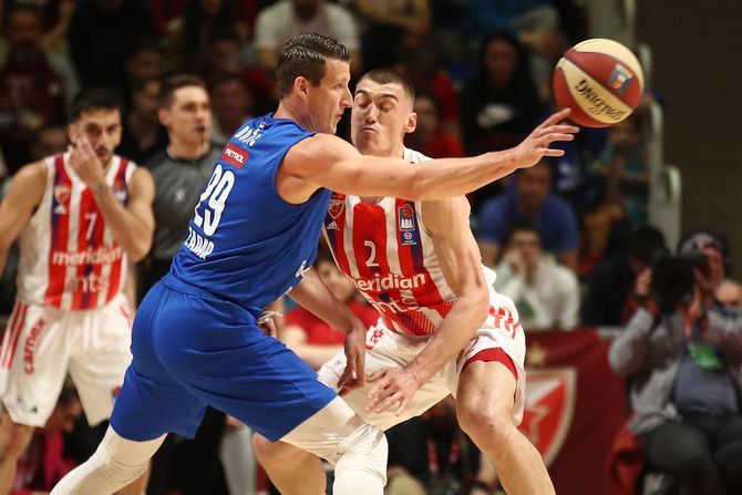 Luka Božić i Stefan Latarević, Zadar - KK Crvena zvezda