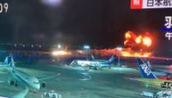 Trenutak eksplozije aviona na pisti u Tokiju: Polako se kreće, a onda odjednom nestaje u vatrenom plamenu