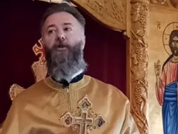 Predrag Popovic, otac, sveštenik