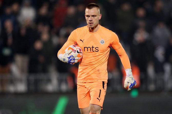 Aleksandar Jovanović, golman FK Partizan Aleksandar Jovanović, golman FK Partizan