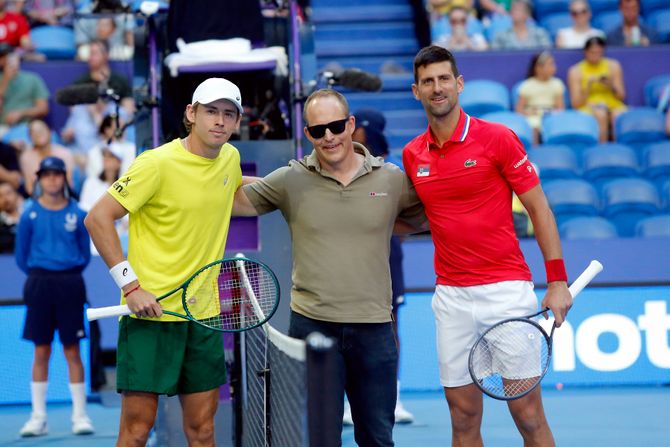 Aleks de Minor, Novak Đoković, Junajted kup Pert 2024