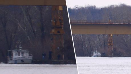 Most 25. maj, Most Ilok na Dunavu kod Bačke Palanke, brod udario u most