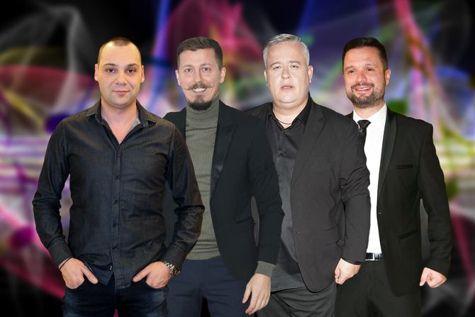 Pevači Darko Filipović, Milan Dinčić Dinča, Nemanja Nikolić, Dragi Domić Pevači Darko Filipović, Milan Dinčić Dinča, Nemanja Nikolić, Dragi Domić
