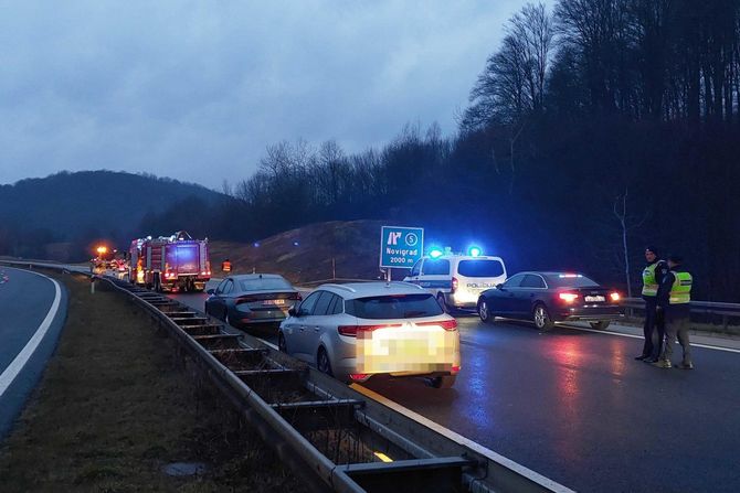 Saobraćajna nesreća, autoput A1, Hrvatska