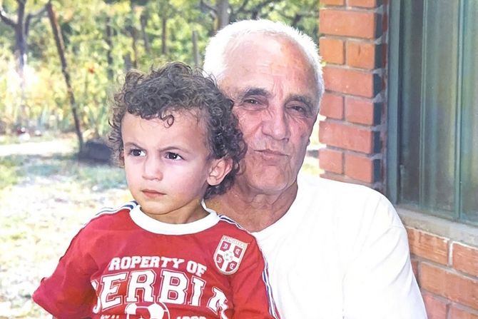 Stefan Bajčetić i deda Stefan Bajčetić i deda