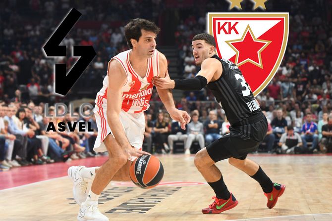 KK Asvel Basket i KK Crvena zvezda