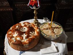 slava česnica žito kolač sveća slavsko žito