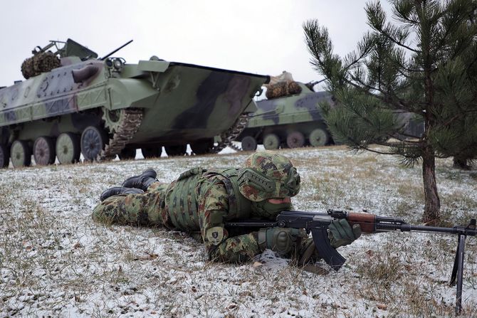 Obuka mehanizovane jedinice Vojske Srbije Treća brigada kopnene vojske