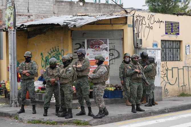 Ekvador, vanredno stanje, vojska, policija