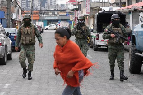 Ekvador, vanredno stanje, vojska, policija
